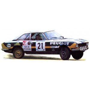 1/87 ho peugeot 504 coupe rallye bandama-1976n°21-NOREV:475461